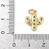 Brass Micro Pave Cubic Zirconia Pendants KK-Z123-15G-3