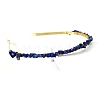 Natural Lapis Lazuli Hair Bands PW-WGC1C33-35-1