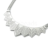 
304 Stainless Steel Bib Necklaces NJEW-Q322-09P-3