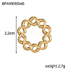 304 Stainless Steel Linking Rings STAS-OY006-87G-2