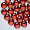 Transparent Spray Painted Glass Cabochons GLAA-S190-013C-G05-1