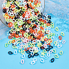 DICOSMETIC 1260Pcs 14 Style Opaque Acrylic Linking Rings SACR-DC0001-01-5