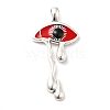 Alloy Enamel Pendants FIND-C014-04B-1