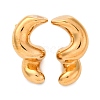 304 Stainless Steel Twist Stud Earrings EJEW-P299-02G-4