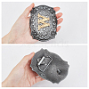  2Pcs 2 Style Alloy Smooth Buckles AJEW-NB0002-76-3