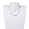 Faceted Glass Beaded Necklaces NJEW-JN02553-6