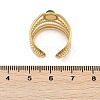 304 Stainless Steel Multi-layer Open Cuff Rings RJEW-Z078-02G-5