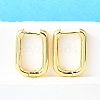 Brass Huggie Hoop Earrings X-EJEW-F245-04G-A-4