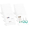   10Pcs Acrylic Earring Stands Displays EDIS-PH0001-14-1