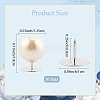 20Pcs ABS Plastic Pearl No Sewing Buttons BUTT-CY0001-22C-2