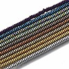 Electroplate Non-magnetic Synthetic Hematite Beads Strands G-T114-58-1