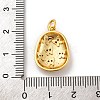 Brass Micro Pave Cubic Zirconia Pendants KK-U033-17G-3