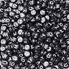 288G 26 Style Black Acrylic Beads SACR-X0015-17-3