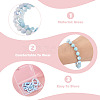 2Strands 2 Colors Anti-Tarnish Electroplate Glass Beads Strands GLAA-TA0003-78-5