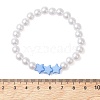 Children's Day Imitated Pearl Acrylic Beads Stretch Bracelets X-BJEW-JB13538-3