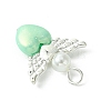 50Pcs Heart Acrylic Pendants PALLOY-JF02975-5