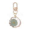 Inner Dried Flower Resin Pendant Decoration HJEW-JM02663-01-2