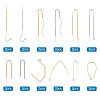 Brass Stud Earring Findings KK-TA0007-75-3