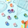 Electroplated Resin Pendants RESI-CJC0023-15-6