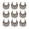 Tibetan Style Alloy Chandelier Components Links PALLOY-TA0001-21AS-1