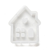 DIY House with Heart Pattern Candle Silicone Molds DIY-G113-05C-2