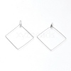 Non-Tarnish 304 Stainless Steel Pendants STAS-L232-106P-2