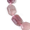 Natural Rose Quartz Beads Strands G-B125-P06-01-3