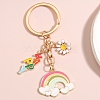 Zinc Alloy Enamel Keychain PW-WG66709-02-1