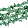 Natural Green Aventurine Beads Strands X-G-O051-02-1