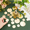   120Pcs 3 Sizes 3D Round Dot Acrylic Mirror Wall Stickers DIY-PH0013-25-3