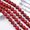 Synthetical Turquoise Gemstone Round Bead Strands TURQ-R035-10mm-04-01-4