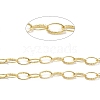Rack Plating Brass Oval Link Chains CHC-C005-08G-2