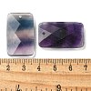 Natural Fluorite Pendants G-Z071-04C-3