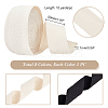 AHADERMAKER 2Pcs 2 Colors 10 Yards Flat Polycotton Ribbon OCOR-GA0001-68B-2