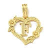 Heart Brass Pendants KK-I714-04G-F-1