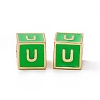 Rack Plating Brass Enamel Beads KK-B060-04G-02U-2