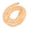 Natural Citrine Beads Strands G-E483-12-6mm-5