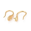 Rack Plating Eco-friendly Brass Earring Hooks KK-D075-08G-RS-2
