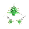 Christmas Handmade Lampwork Jewelry Sets SJEW-G076-01P-2