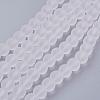 Baking Paint Transparent Glass Bead Strands GLAA-S031-12mm-13-2