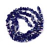 Electroplate Opaque Glass Beads Strands GLAA-N022-4mm-20-3