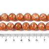 Natural Orange Calcite Beads Strands G-I247-10C-01-3