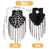 Iron Fashion Tassel Epaulette LS-FIND-WH0152-188-2