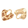 Valentine's Day 304 Stainless Steel Enamel & Crystal Rhinestone Pendants STAS-G394-04G-2