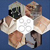 50Pcs 5 Styles 925 Sterling Silver Open Jump Rings STER-BBC0006-19-6
