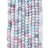Ombre Effect Opaque Crackle Glass Beads Strands GLAA-Q106-01A-A03-2