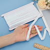 Sparkle Polyester Lace Ribbons OCOR-WH0090-67B-3