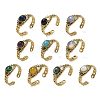 Natural & Synthetic Gemstone Finger Rings RJEW-U027-01G-1