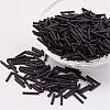 Glass Bugle Beads SEED-E001-9mm-M49-1