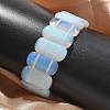 Handmade Lampwork Beaded Stretch Bracelets for Men Women BJEW-G738-01C-09-2